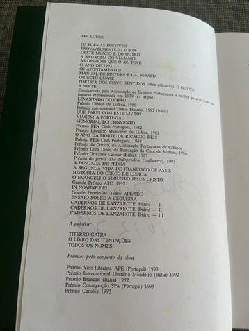 JOSÉ SARAMAGO - José Saramago — Cadernos de Lanzarote I — 1ª