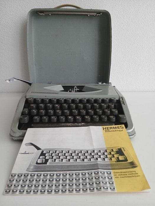 Paillard SA Manufacture - Hermes Baby - Typemachine -, Antiek en Kunst, Kunst | Designobjecten