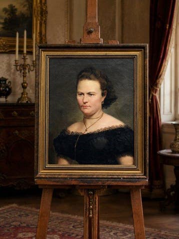 Emilio Sala y Francés (1850-1910) - Retrato de dama