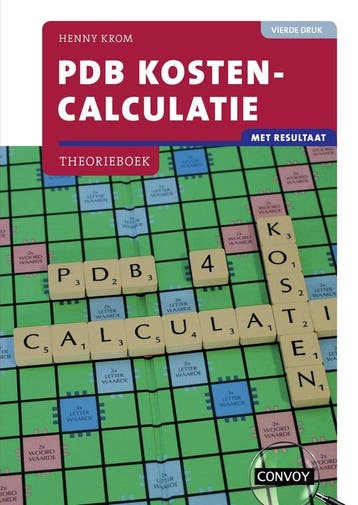 PDB Kostencalculatie met resultaat 4e druk Theorieboek, Verzenden, Nieuw