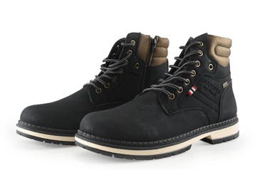 Dockers By Gerli Veterboots in maat 44 Zwart, Kleding | Heren, Schoenen, Verzenden, Dockers By Gerli, Zwart, Boots