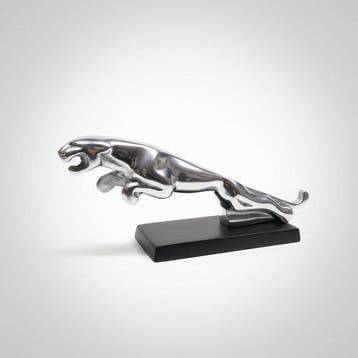 Bibendum - Jaguar - Gepolijst alu, Antiek en Kunst