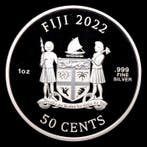 Fiji. 50 Cents 2022 Cats, 1 Oz (.999) (Zonder minimumprijs)