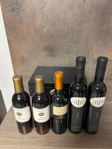 2001 & 2005 Maculan Torcolato, 2002 Endrizzi Masetto, 2008 &