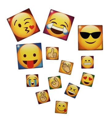 Set van 65 emoticons koelkastmagneten, Verzenden, Nieuw