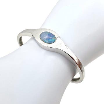 Zonder minimumprijs - Armband Zilver - Modernist - Opal