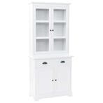 vidaXL Buffetkast met 4 deuren 80x40x180 cm MDF en, Huis en Inrichting, Verzenden, Nieuw