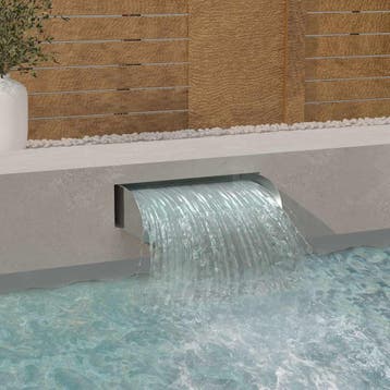 vidaXL Waterval 60x34x14 cm roestvrij staal 304, Tuin en Terras, Verzenden, Nieuw