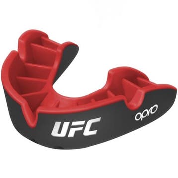 OPRO UFC Zilver Mondbeschermer Zwart Rood Jeugd tot 10 jaar, Verzenden, Nieuw, Overige