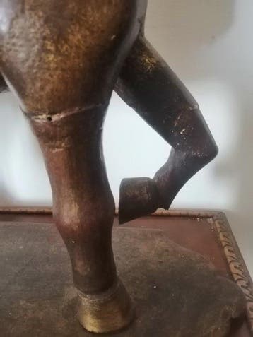 statue de cheval - Bois - Inde - Début du XXe siècle