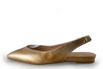 Manfield Slingbacks in maat 40 Goud, Verzenden