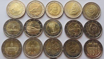Europa. 2 Euro / Medal 2008/2026 (20 coins + 2 medals)