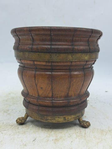Seau - Jardinière - Acajou - Cache-pot équipé