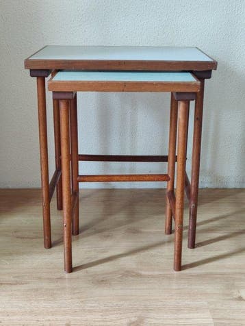 Table (2) - Bois - Table gigogne rétro