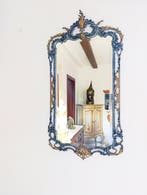 Wandspiegel - Brons - Barok, Brons Blauw/Goud