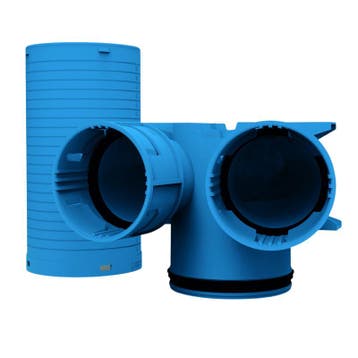 Vent-Axia Uniflexplus+ ventielcollector voor 2x Ø90mm, Verzenden