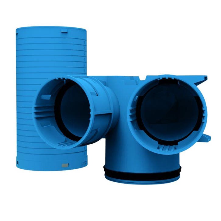 Vent-Axia Uniflexplus+ ventielcollector voor 2x Ø90mm, Bricolage & Construction, Ventilation & Extraction, Envoi
