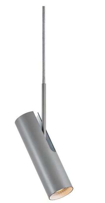 Mib 6 hanglamp GU10 8W 230 VAC grijs metaal (zonder lamp), Ophalen of Verzenden, Nieuw
