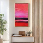 Noelia Correa Art - LONAR . Rojo en Quietud XL, Antiek en Kunst
