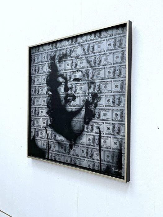 Suketchi - Marilyn Monroe - Dollars, Antiek en Kunst, Kunst | Designobjecten