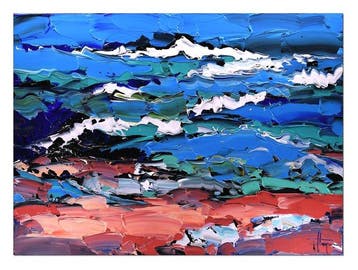 Olivier Pfleger - Mandrafina  La plage  FORMAT XL