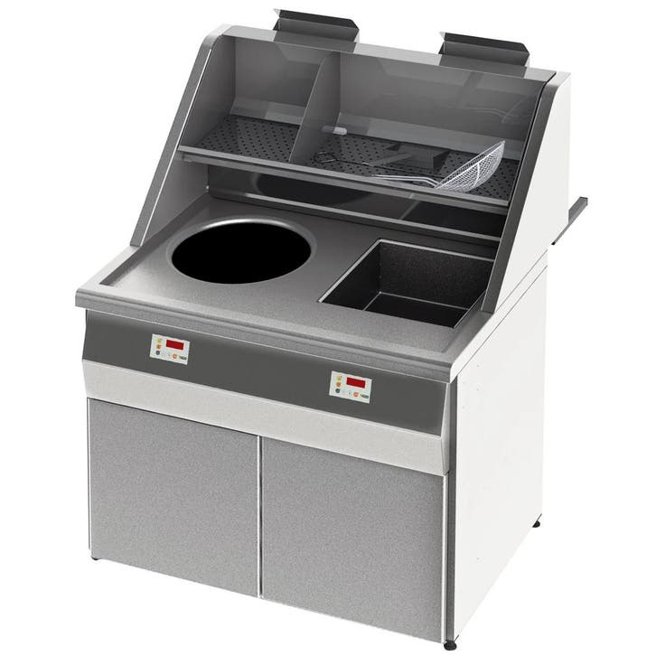 Friteuse | SANTANA | Aardgas | 13+18L | 31kW | Elektrische, Articles professionnels, Horeca | Équipement de cuisine, Envoi