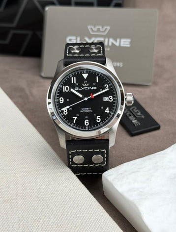 Glycine - Combat Field Automatic Date Black - GL0573 - Homme