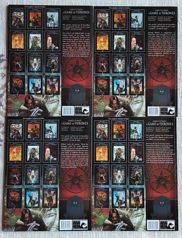 A Game of Thrones 1 t/m 12 - opeenvolgende reeks SC - 12