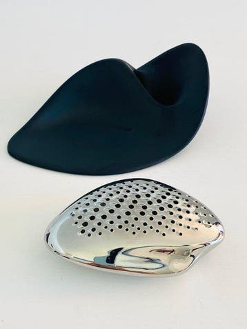 Alessi - Zaha Hadid - Kaasrasp - formulier - Staal, melamine