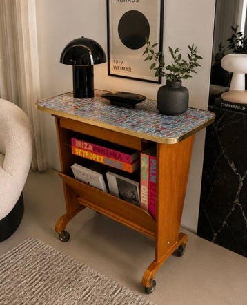 Opal - Bijzettafel - Hout - Vintage mid-century
