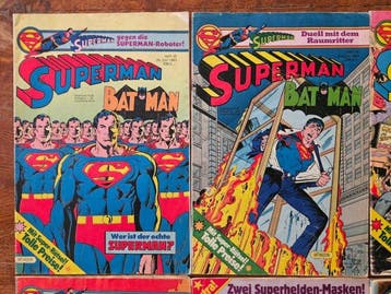 Superman, Batman Konvolut - DC - 14 Comic - EO - 1983/1983, Boeken, Nieuw