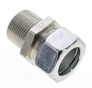 1 NPT mâle x 28L Anneau de coupe droit en acier zingué 160, Verzenden, Nieuw