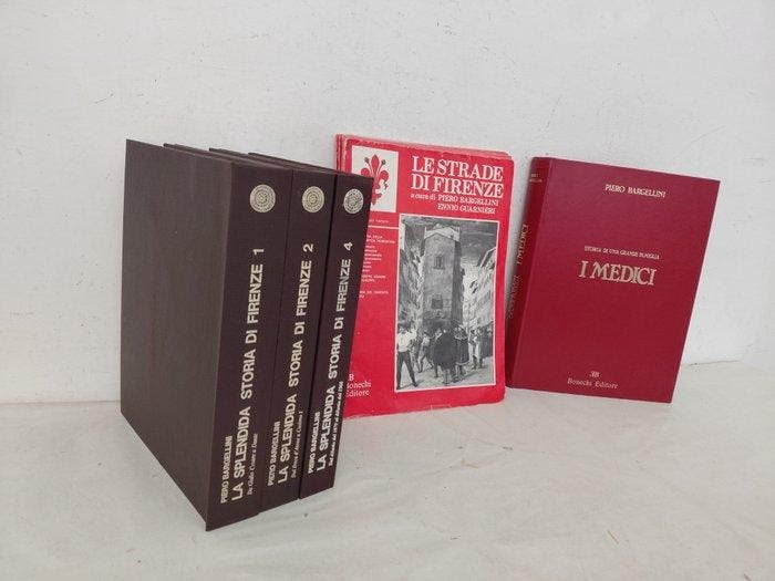 Piero Bargellini - I MEDICI , Le strade di Firenze , La, Antiek en Kunst, Antiek | Boeken en Manuscripten