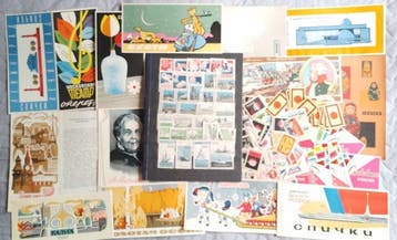 Luciferdooshouder - Papier - Vintage Matchbox-etiketten