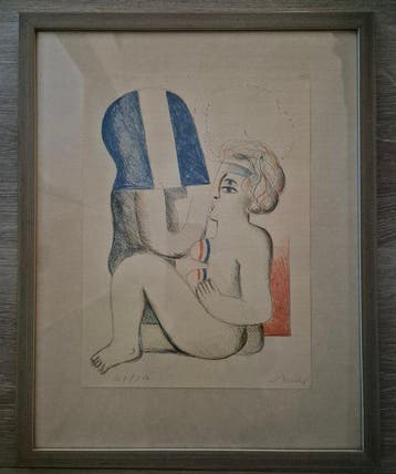 Horst Antes (1936) - Paar mit toter Figur