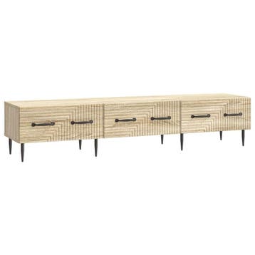 vidaXL TV Kast met lade Sonoma Eiken 147 x 34,5 x 30 cm, Verzenden, Nieuw
