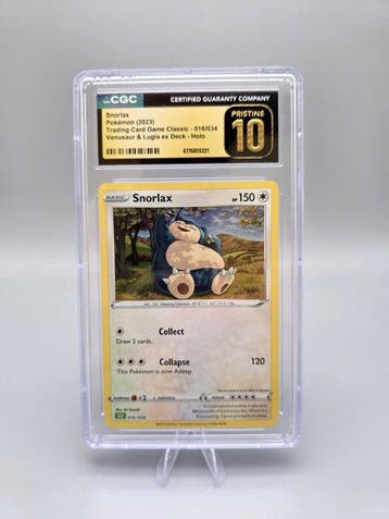 Pokémon Graded card - Snorlax - CGC Pristine 10 - Sword &, Nieuw