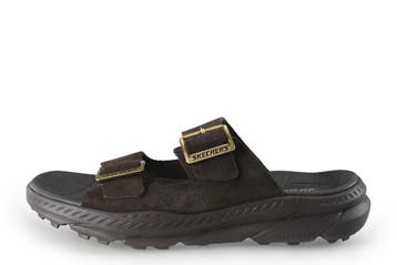 Skechers Slippers in maat 42 Bruin, Vêtements | Hommes, Chaussures, Verzenden, Slippers