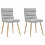 Stoelen stof wolk grijs | Retour deal | Nu extreem goedkoop, Huis en Inrichting, Twee, Verzenden, Zo goed als nieuw, Tijdloos