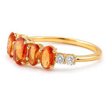 Zonder minimumprijs - Ring - 14 karaat Geel goud - 1.61ct., Nieuw