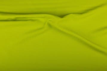 Bi-stretch stof limoengroen - Polyester stof 10m op rol, Verzenden