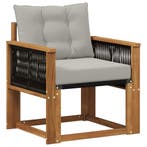 vidaXL Buiten Midden Sofa Massief Acacia Hout Naturel, Verzenden, Nieuw