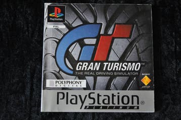 Gran Turismo Platinum Playstation 1 PS1 Manual Only PAL, Games en Spelcomputers, Verzenden, Nieuw