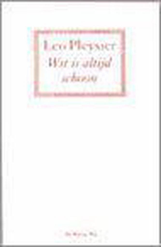 Wit is altijd schoon 9789023400400 Leo Pleysier, Boeken, Romans, Gelezen, Verzenden