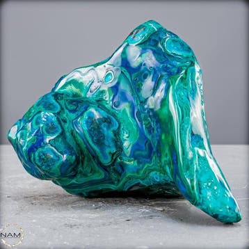 Natuurlijk azuuriet, chrysocolla & malachiet uit Congo – Een, Verzamelen