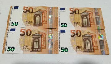 Europese Unie, Italië. - 4 x 50 Euro 2017 Lagarde - S062