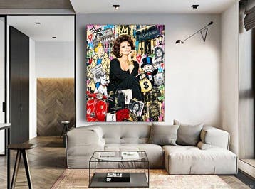 Sophia Loren -  Dolce Vita Pop  con stile artistico Alex, Collections