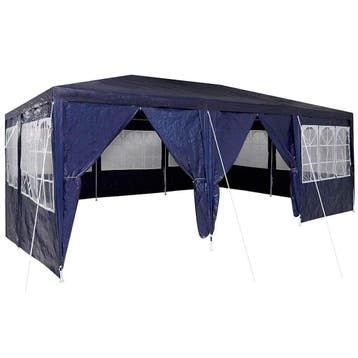 Partytent 600x400cm - Snel je tuin zomerklaar met 63% kor..., Gebruikt, Partytent, 2 meter of meer, 4 tot 6 meter