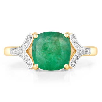 Zonder minimumprijs - Ring - 14 karaat Geel goud - 2.02ct., Nieuw