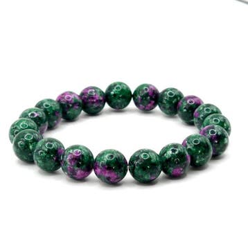 Perles de zoïsite naturel, 138,00 ct - Bracelet - Énergie et